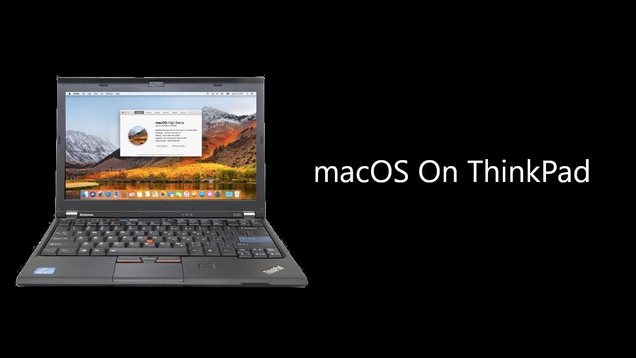 Установка macOS на ThinkPad X220