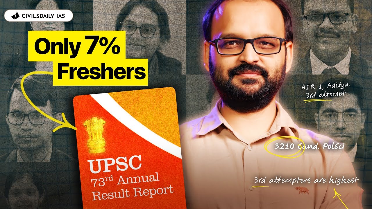 Why Only 7% of First Attempt Aspirants Clear UPSC (The Real Data)