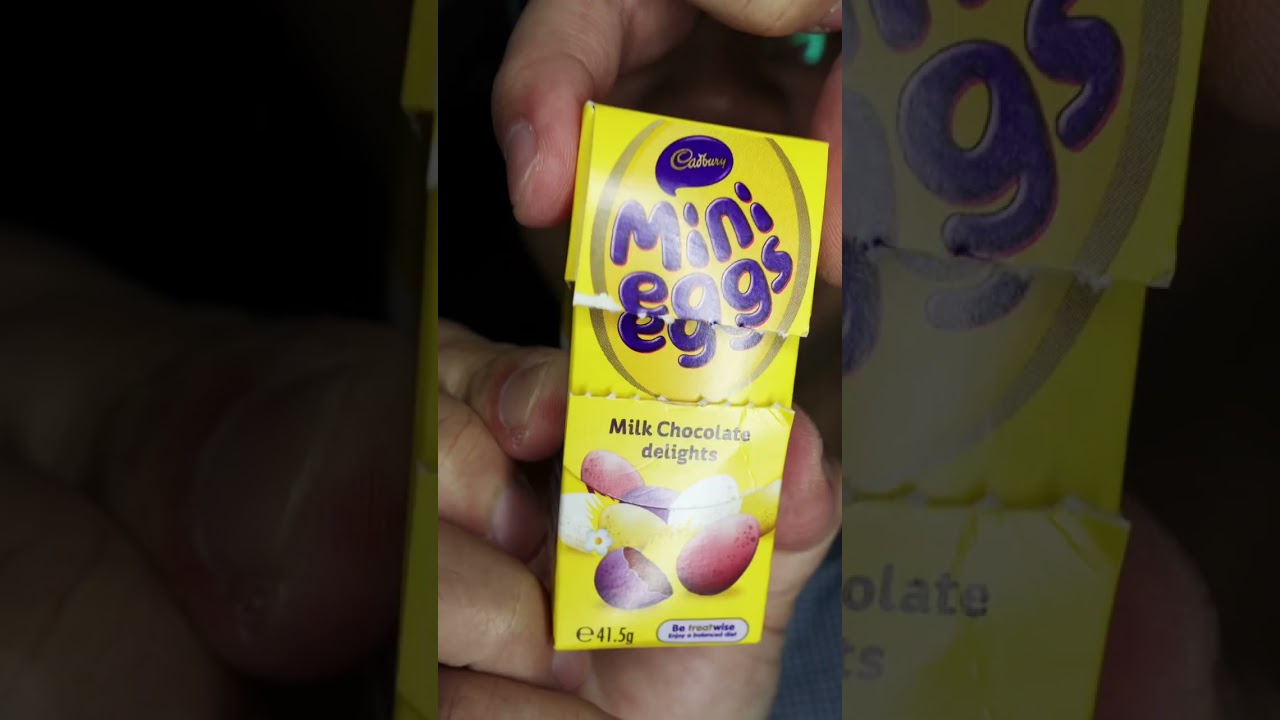 Cadbury Milk Chocolate Mini Eggs ASMR Crunch 🍫🥚 