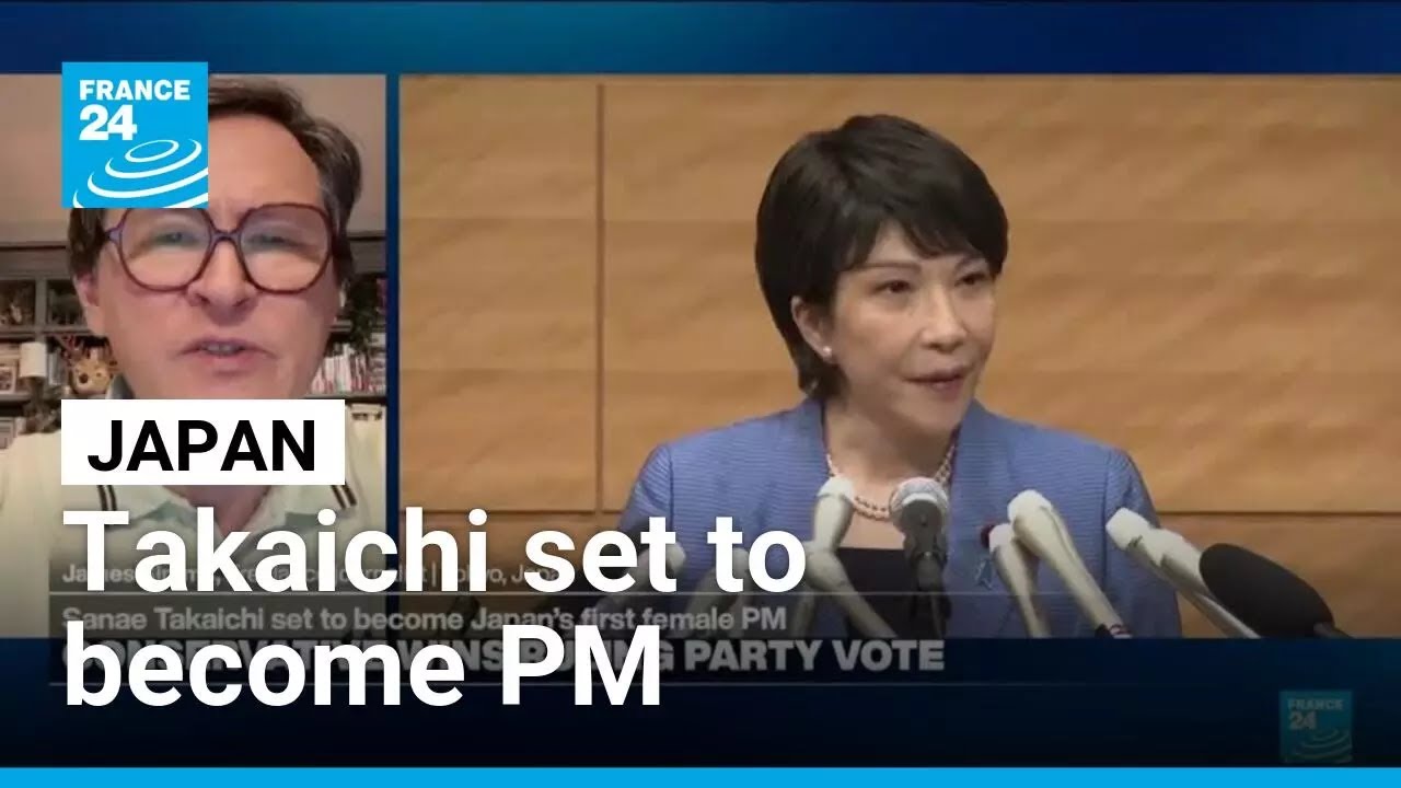 Japan&rsquo;s ruling party elects Sanae Takaichi as new leader, likely to become first female PM