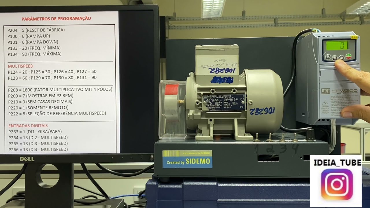 Inversor de Frequência CFW-300 WEG - Exemplo 3