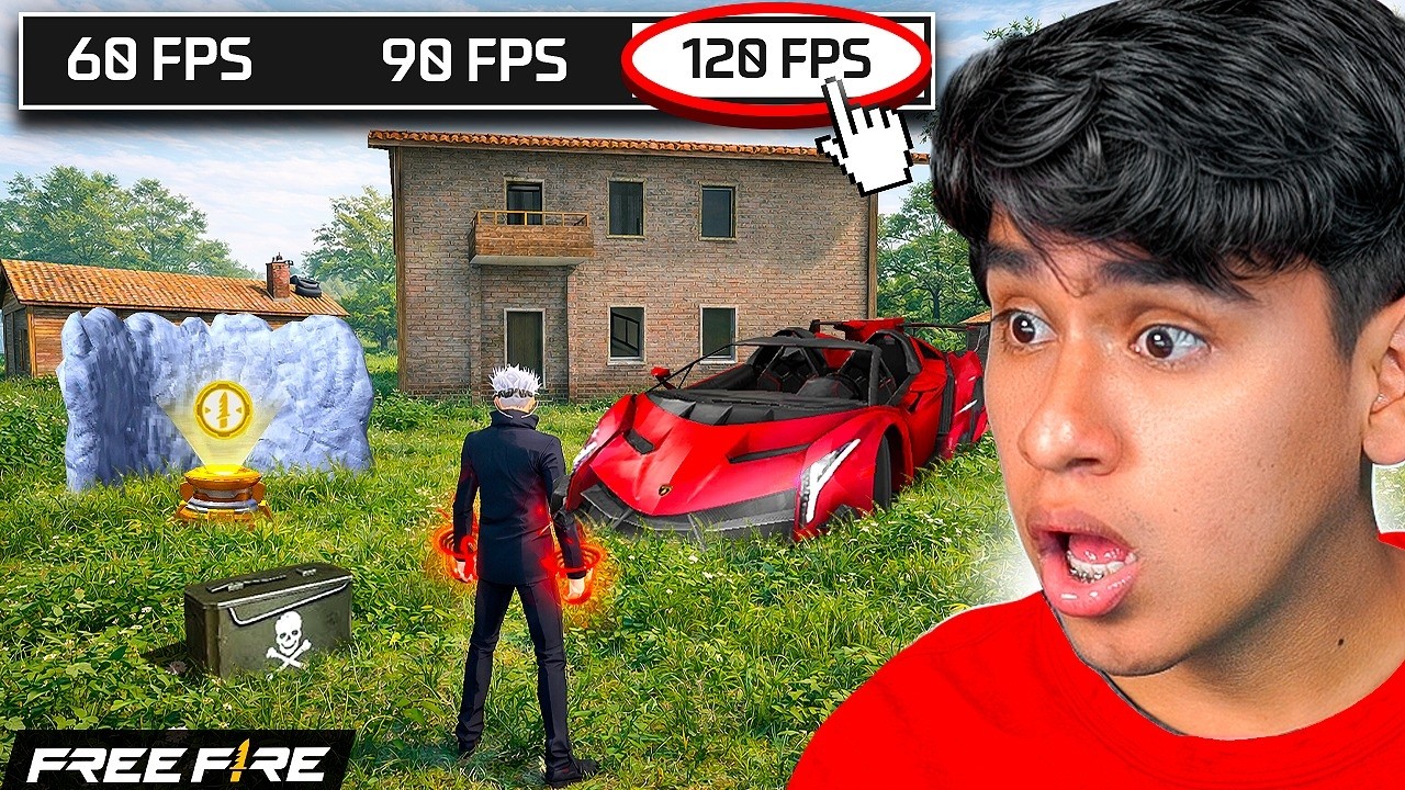 I tried FREE FIRE at 120 FPS in 4K and THIS HAPPENED 😱
