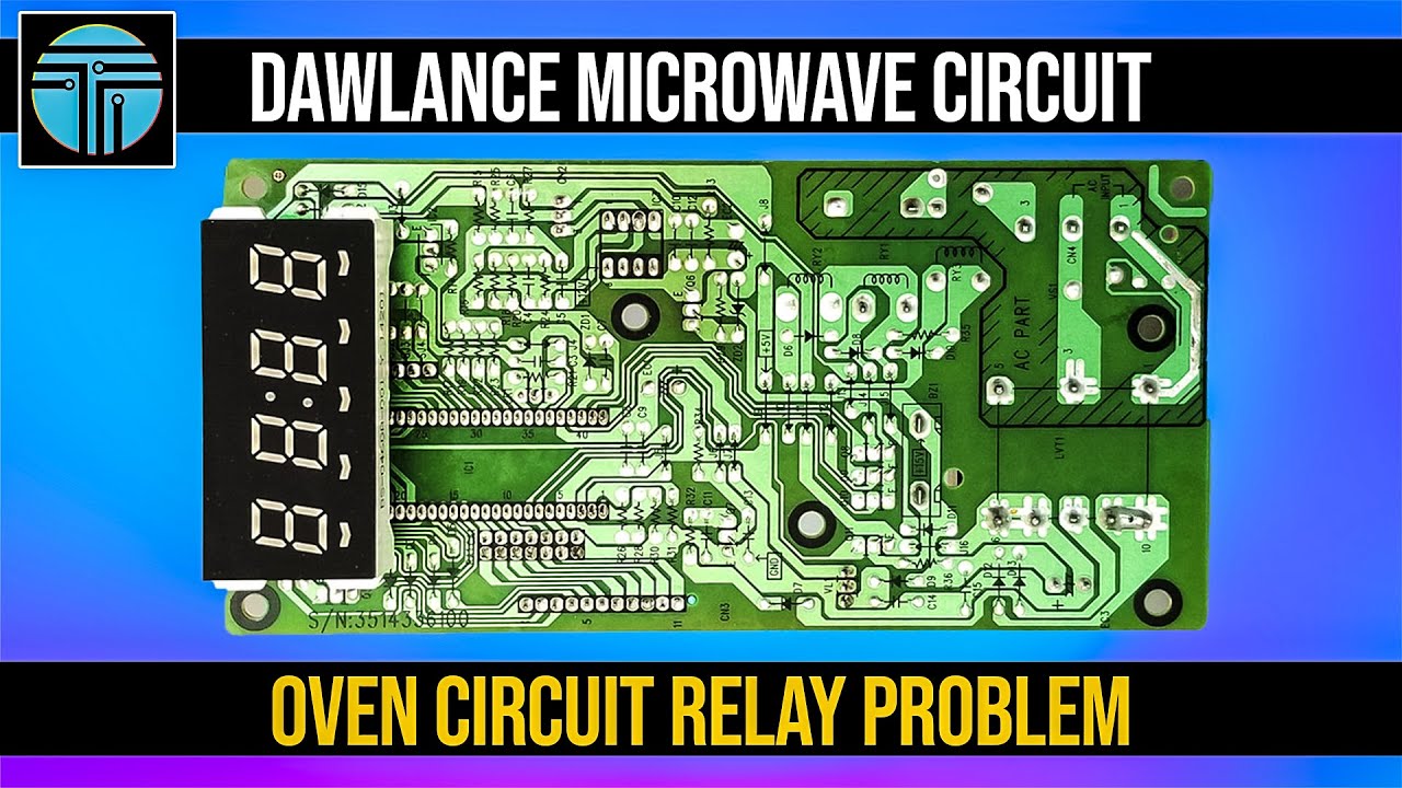 How to repair Dawlance Microwave oven control panel timer relay circuit | Microwave PCB Repair
