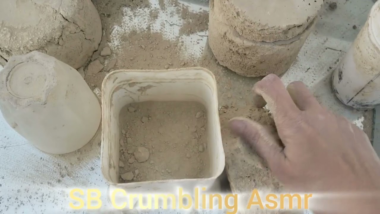 ASMR Texture Vlog | Black Ashes, Charcoal, Yellow Mud Crumbling & Bhaloo Mitti Dust Play, not well