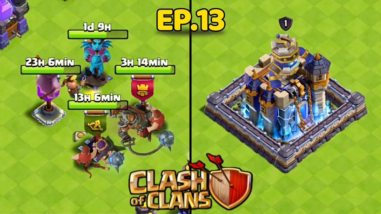 Upando os Heróis o Máximo Que Der Antes da Liga! +Jogos do clã (Clash of Clans)