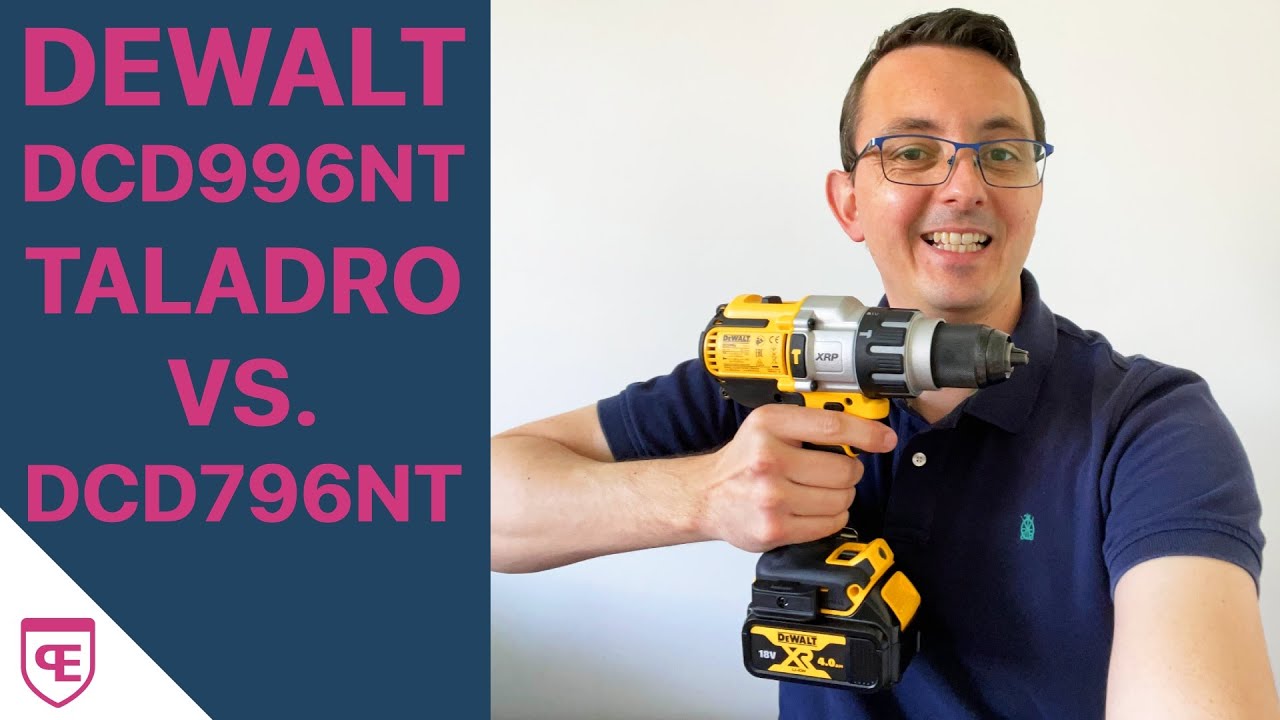 🧰 ¿Como es el Taladro DEWALT DCD996 NT vs DCD796 NT a Batería?