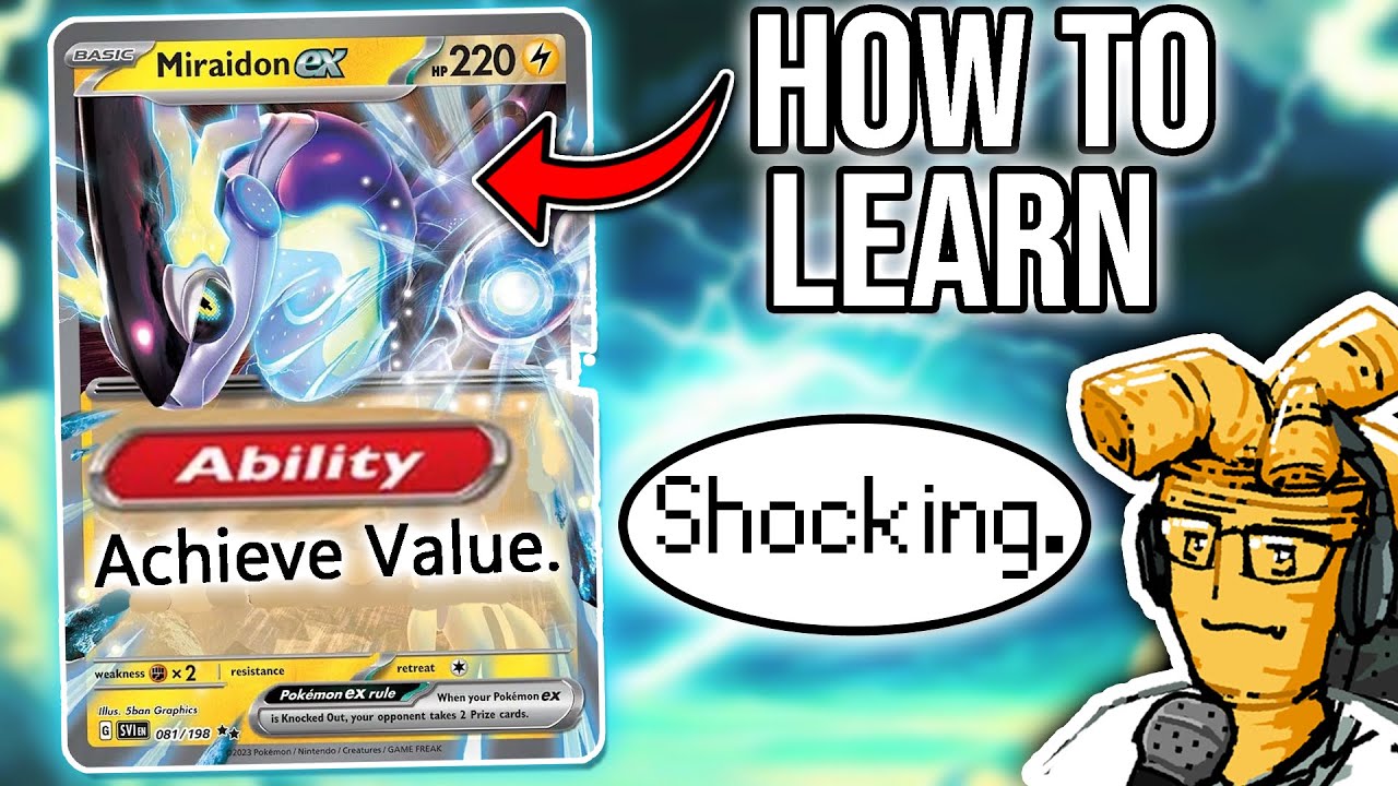 Learning Pokemon TCG Fundamentals with Miraidon EX.