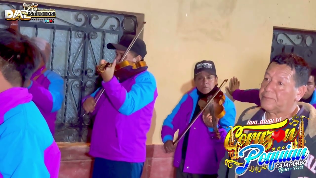 Orquesta Impacto Corazón de Poquian Cajatambo - Bajada de Reyes Unión Congas Ancash 