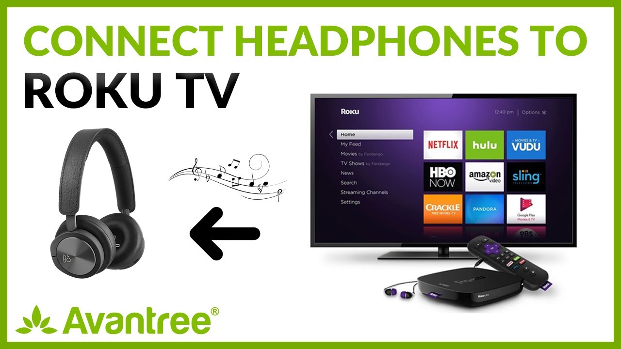 Как подключить наушники к Roku TV по беспроводной сети?