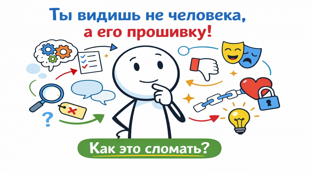 Ты видишь не человека, а его 'прошивку'. Как это сломать.