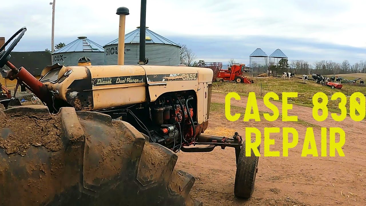830 Case Tractor Fuel Tank Replacement/Throttle Linkage Repair