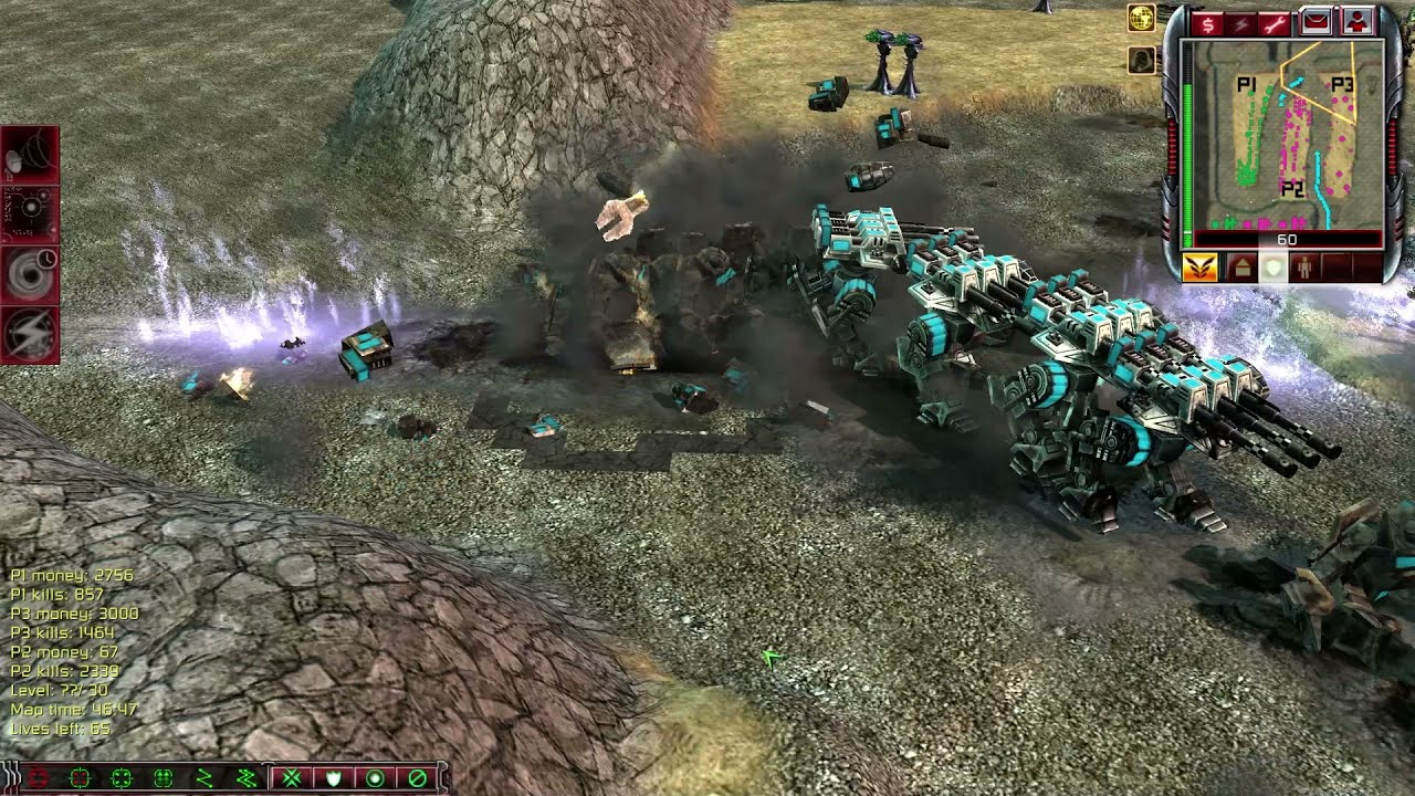 C&C Kanes Wrath - 3 Player Ocean TD v2.1 Hard ( AOD )