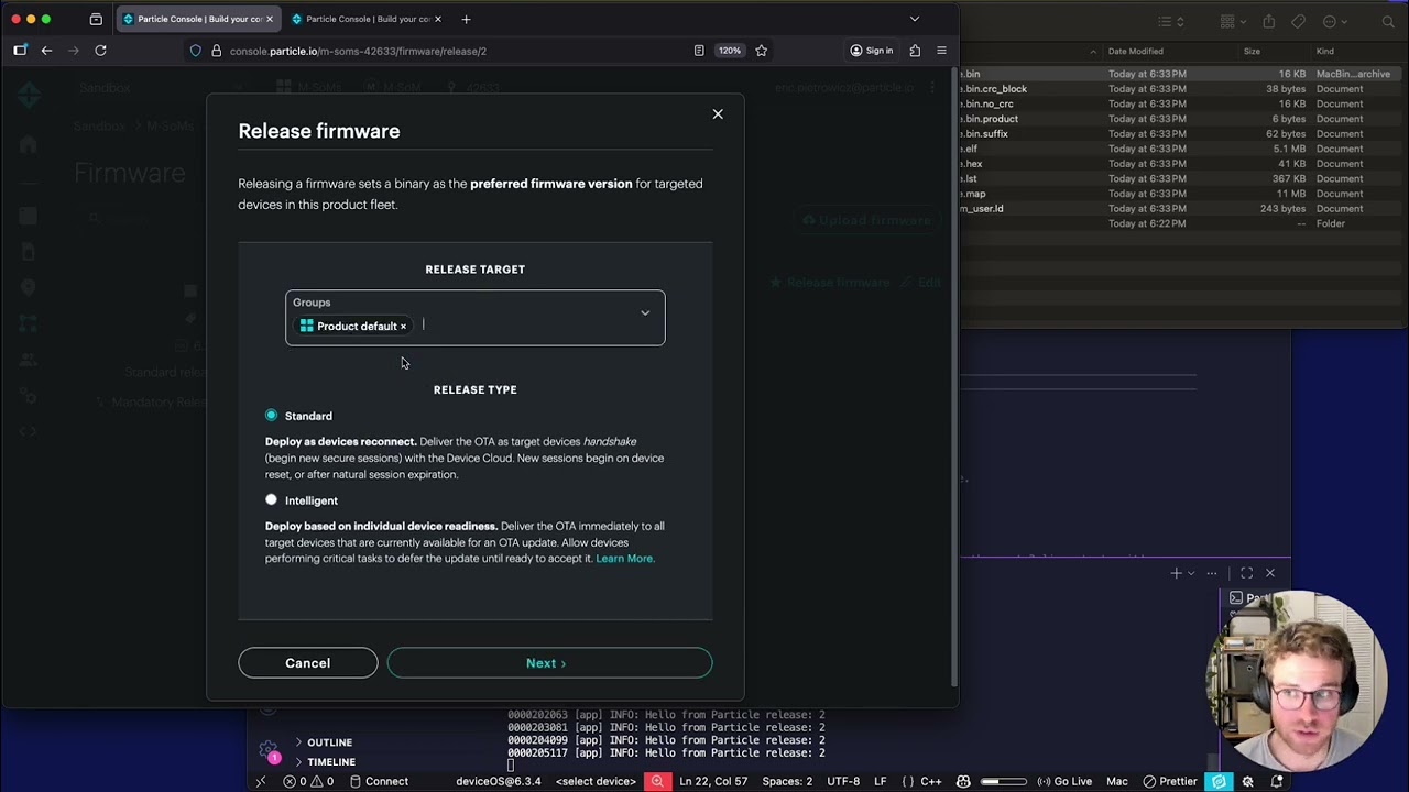 Firmware Management with Particle