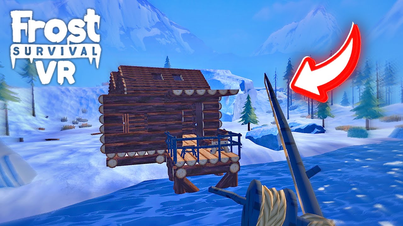 Building the ULTIMATE Fishing Hut!!! (Frost Survival VR)