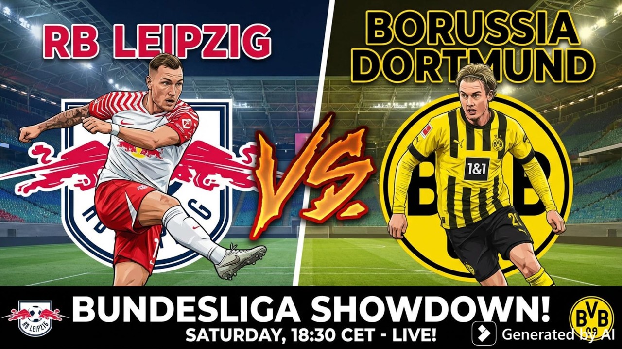 RB Leipzig vs Borussia Dortmund Bundesliga Clash!