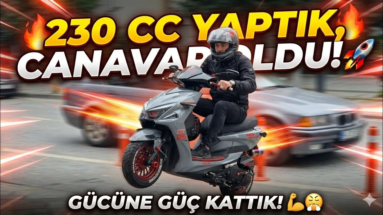 Kuba Pesaro 125 x (230 cc) Teker makinası ilk testler