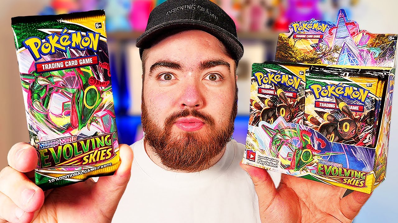 Opening an Evolving Skies Pok&eacute;mon Booster Box!