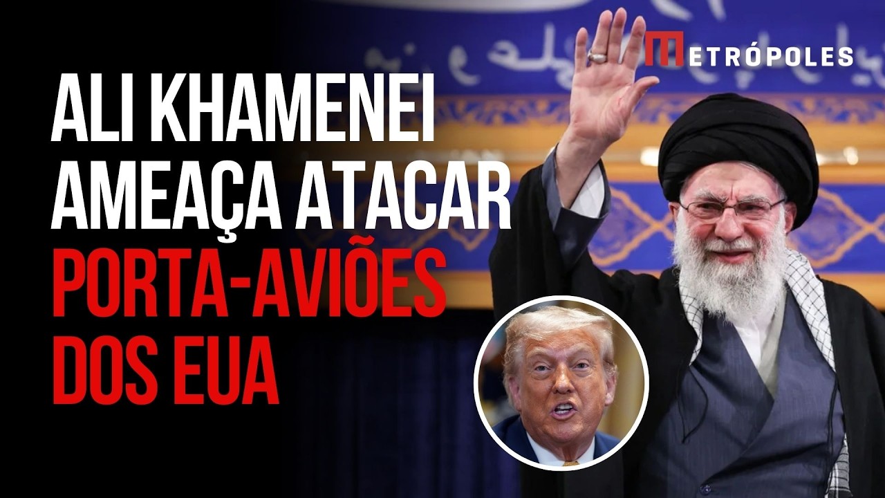 Khamenei diz que Trump não destruirá Irã e ameaça afundar porta-aviões