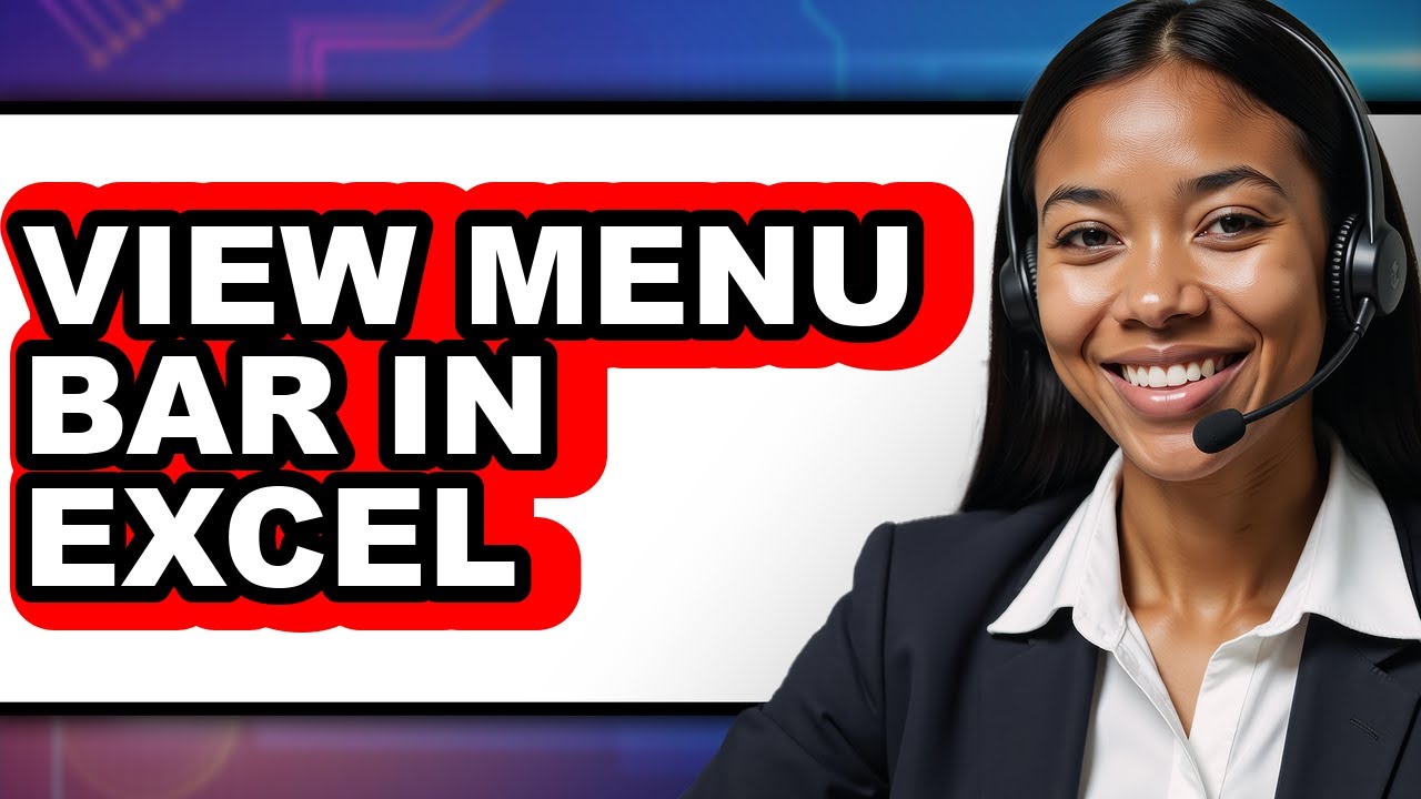 How to View Menu Bar in Excel (updated)