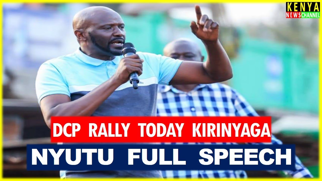 THIS SENATOR IS FIRE! Listen what Joe Nyutu told Ruto with Gachagua today at DCP Rally Kirinyaga