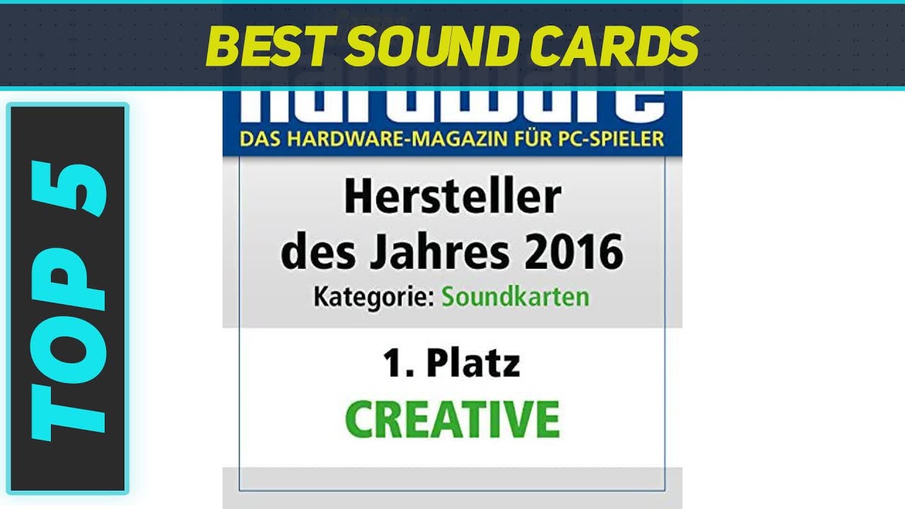 5 Best Sound Cards in 2023