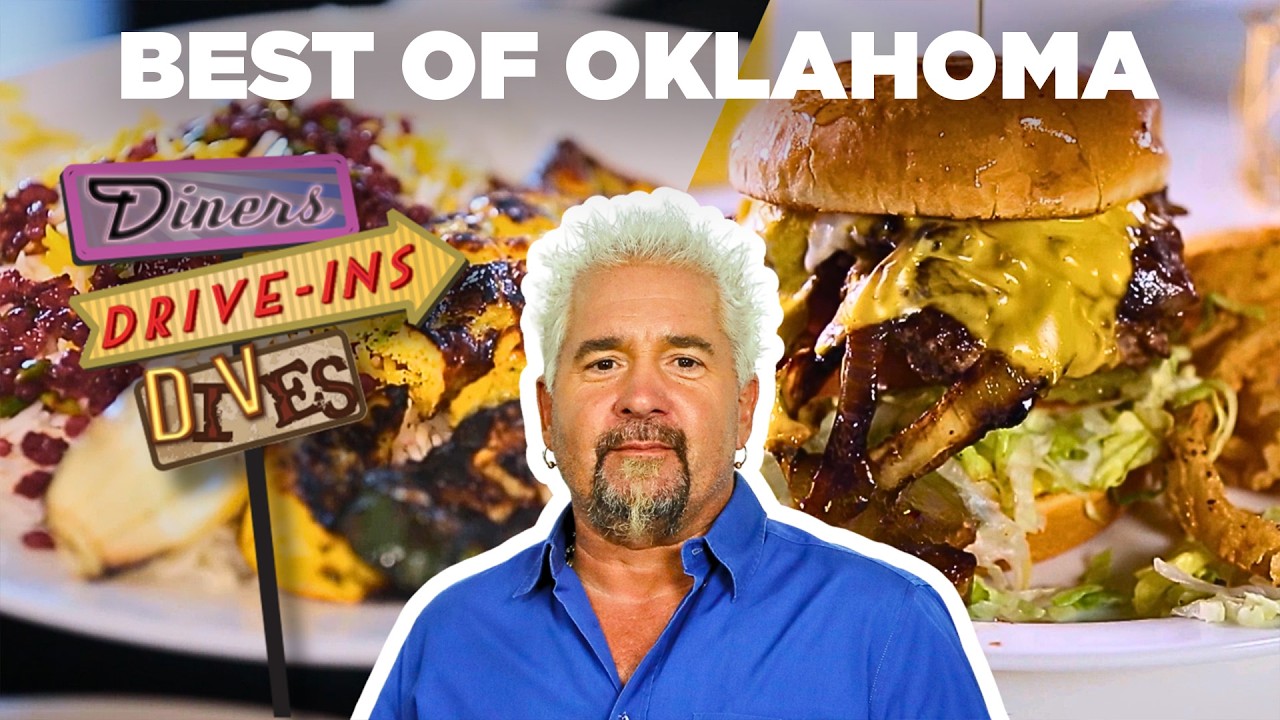 Top #DDD Videos in Oklahoma with Guy Fieri 🍔 | Diners, Drive-Ins and Dives | Food Network
