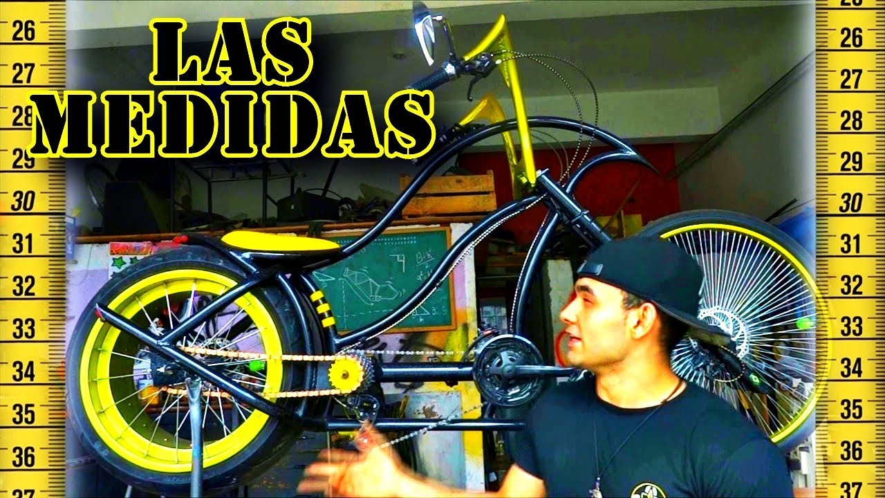 MEDIDAS DA BICICLETA CHOPPER MAIS TOP DO MUNDO!!