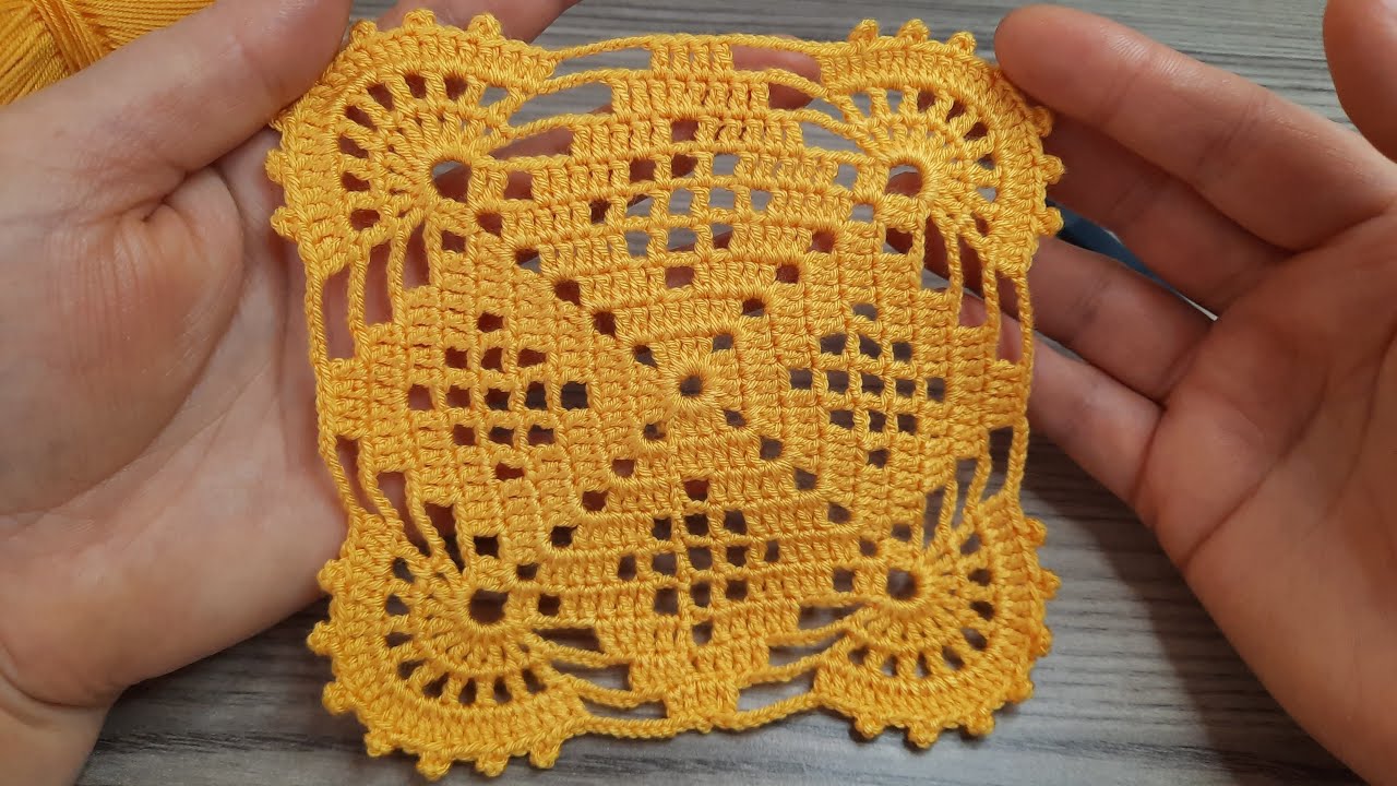 Wonderful Very Beautiful Crochet Motif Pattern 🌼 Easy Step-by-Step Tutorial for Beginners