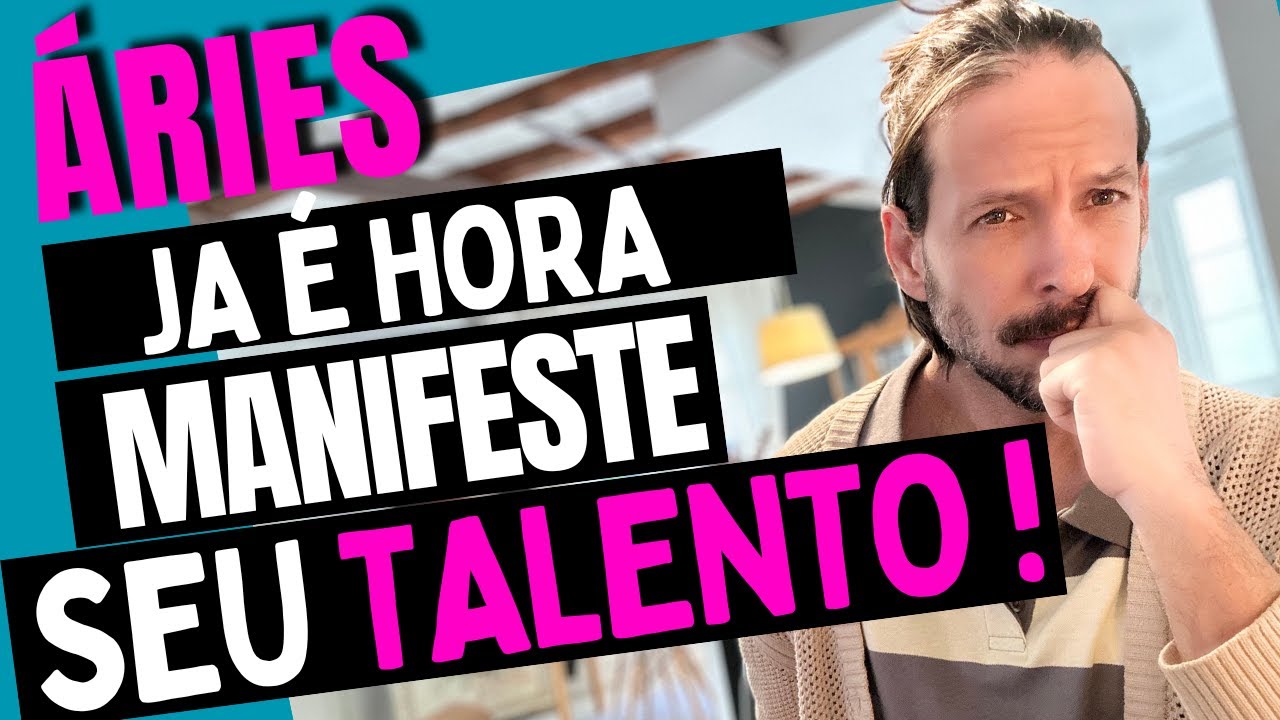 ÁRIES ♈️ MANIFESTAR SEU TALENTO ! 