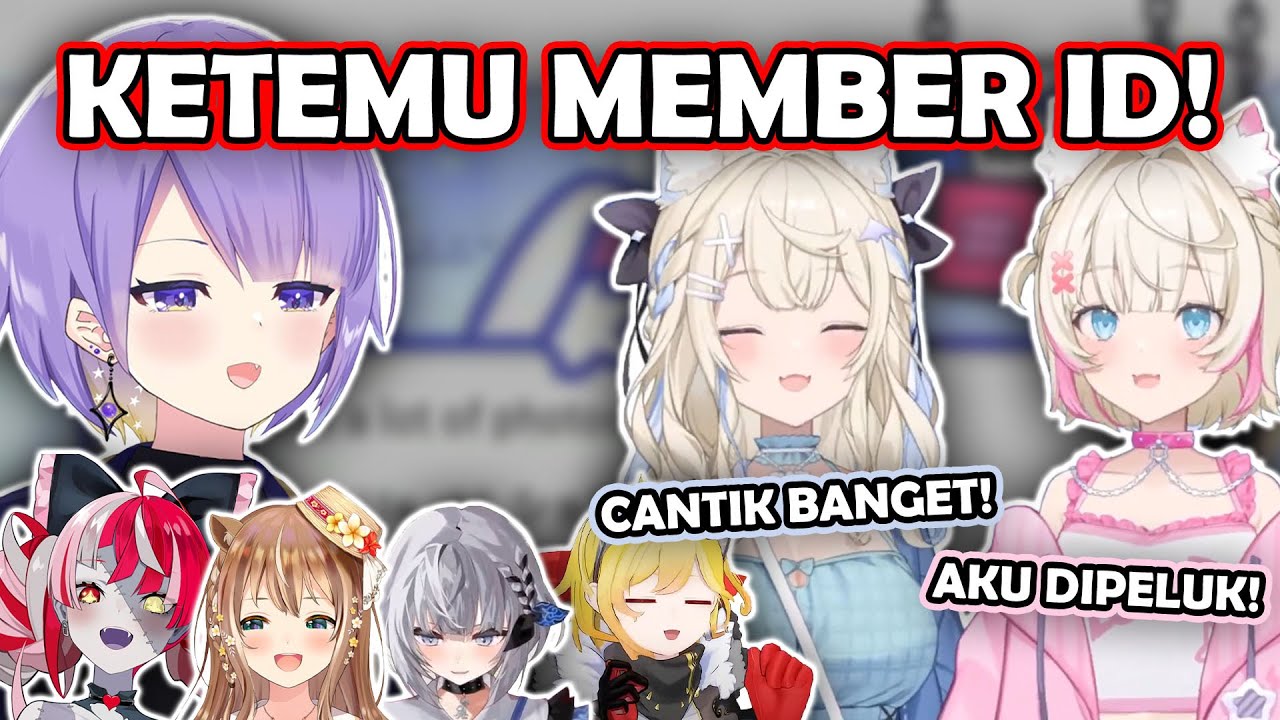 Reaksi FuwaMoco Ketemu Member ID di HoloFes Dan Dapat Oleh-Oleh | Hololive Clip
