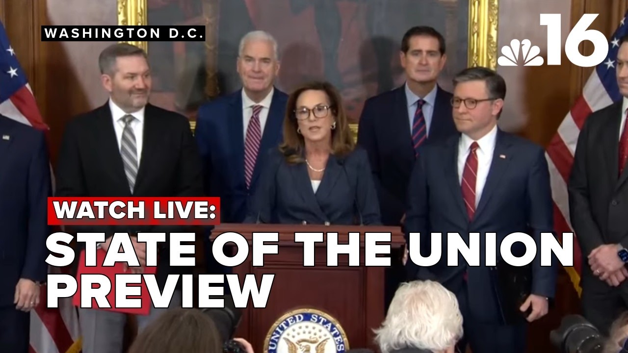 House GOP leaders hold news conference ahead of Trump’s State of the Union address