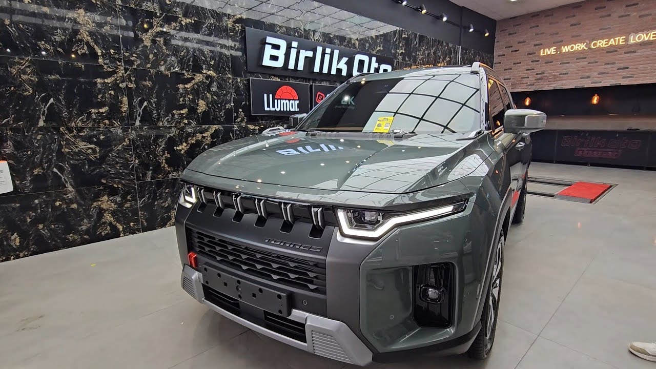 0km SsangYong Torres // Komple 300 Mikron LLumar Platium Extra PPF, LLumar Cam Filmi