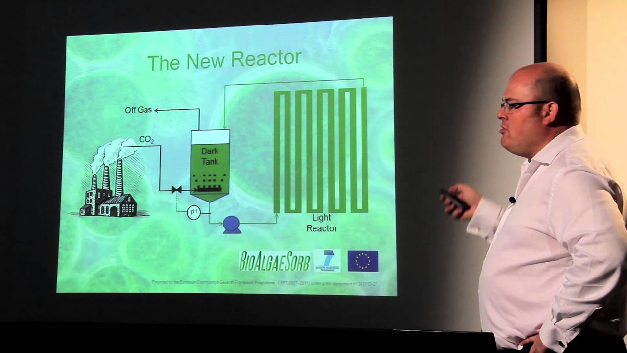 BioAlgaeSorb algal photobioreactor design presentation - Dr Darren Oatley