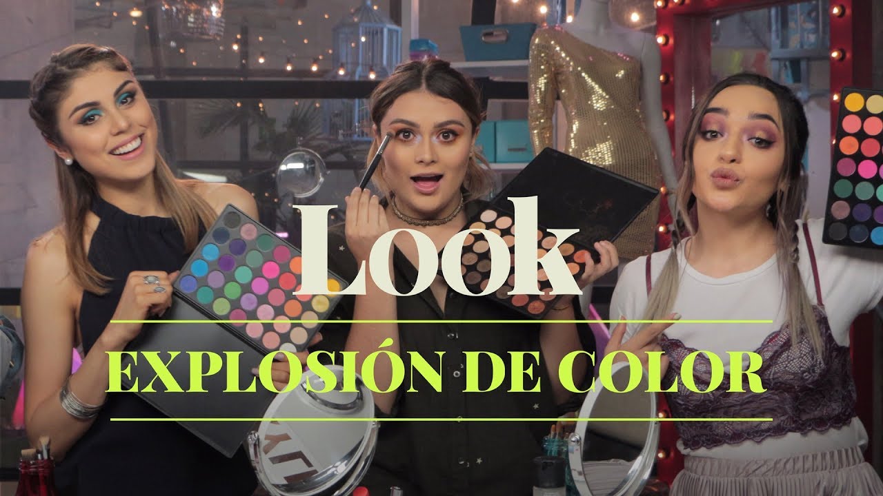 Make up de ojos MUY coloridos con Calle y Poché, Pautips y What The Chic | #LOOK