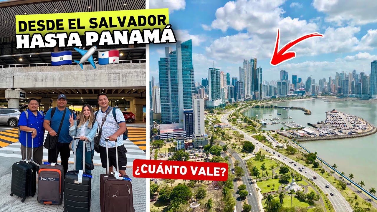 Viajando desde EL SALVADOR hasta PANAMÁ 🇸🇻✈️🇵🇦 ¿Cuánto vale?
