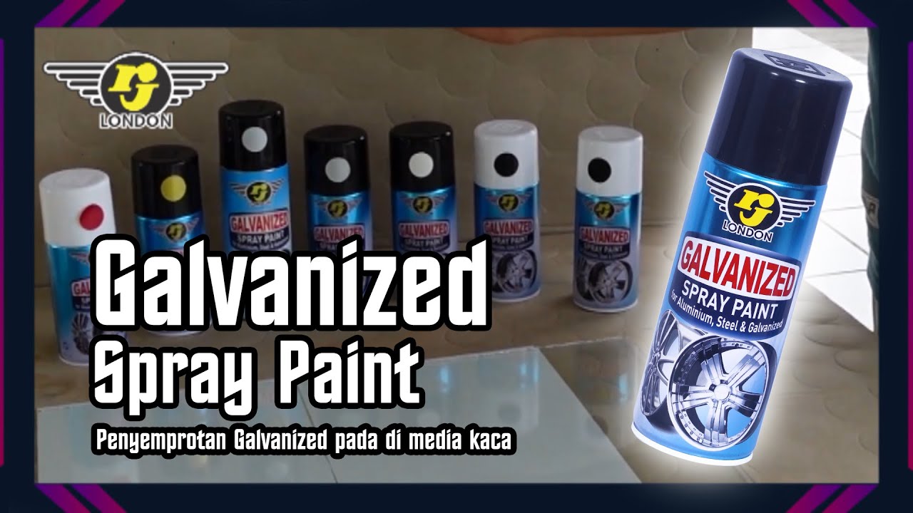 🎨 CARA REPAINT MOTIF MENARIK PADA KACA DENGAN CAT SEMPROT RJ GALVANIZED | RJ LONDON PAINT PREMIUM 🏁