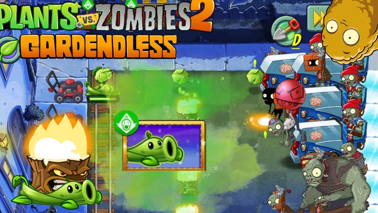 MISIÓN ÉPICA ENREDADERA GUISANTE |  Plants vs Zombies Gardenless (Dificultad A)| Misión Legendaria