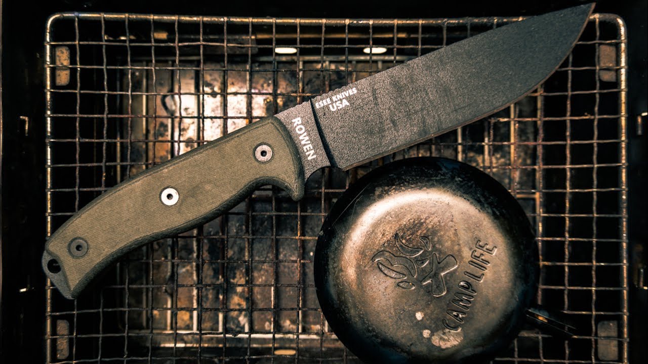 BEACH DAY CAMPING / ESEE 6 / BUSHCRAFT FRYING PAN