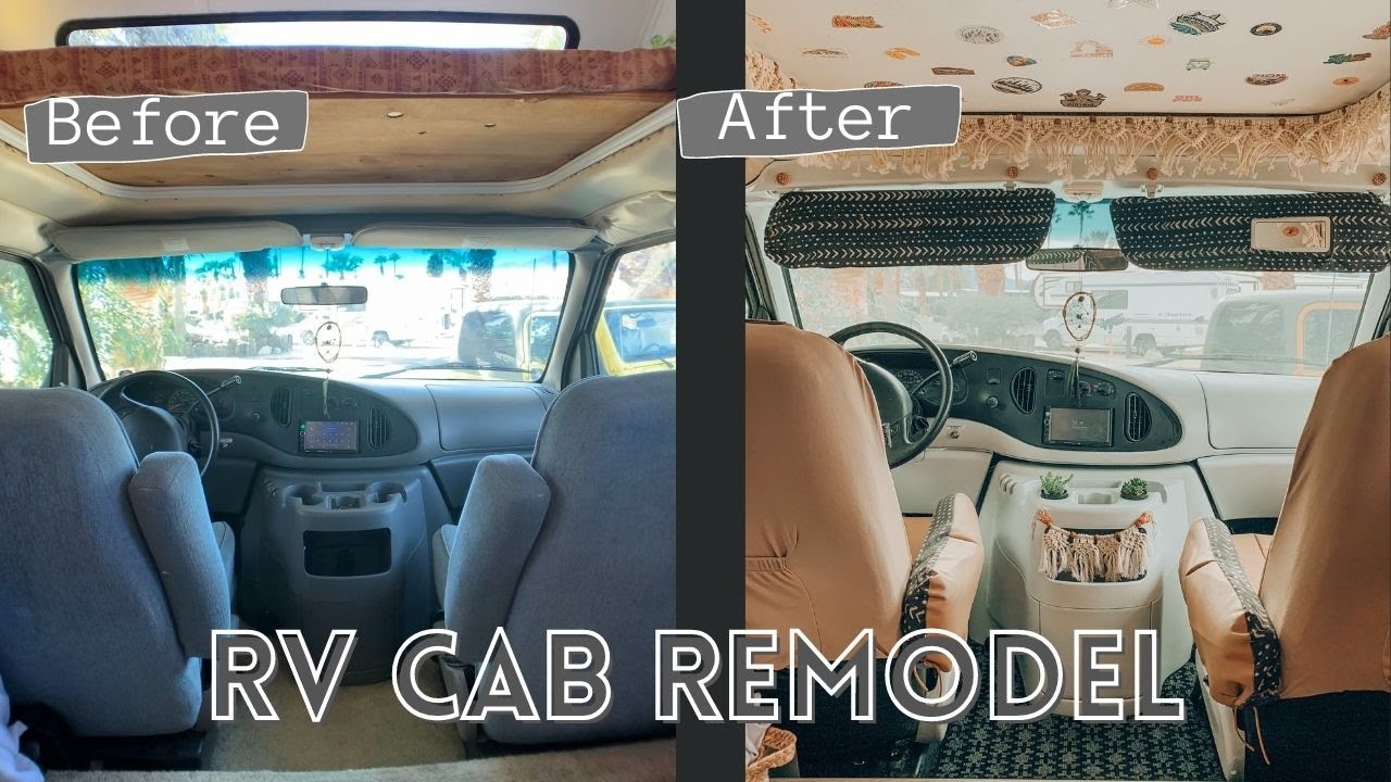 DIY RV Cab Area Remodel