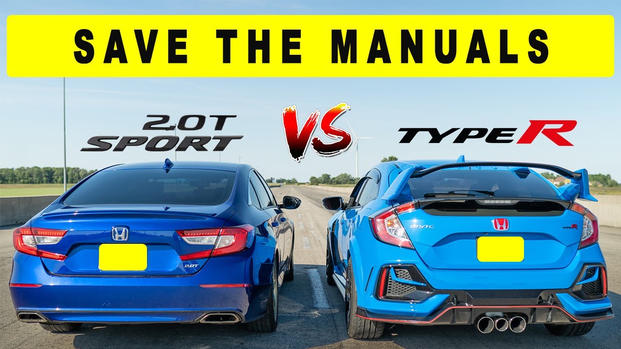 Honda Accord Sport 2.0T 6 Speed ​​Races Civic Type R плюс бонусный третий автомобиль | Гонка Drag...