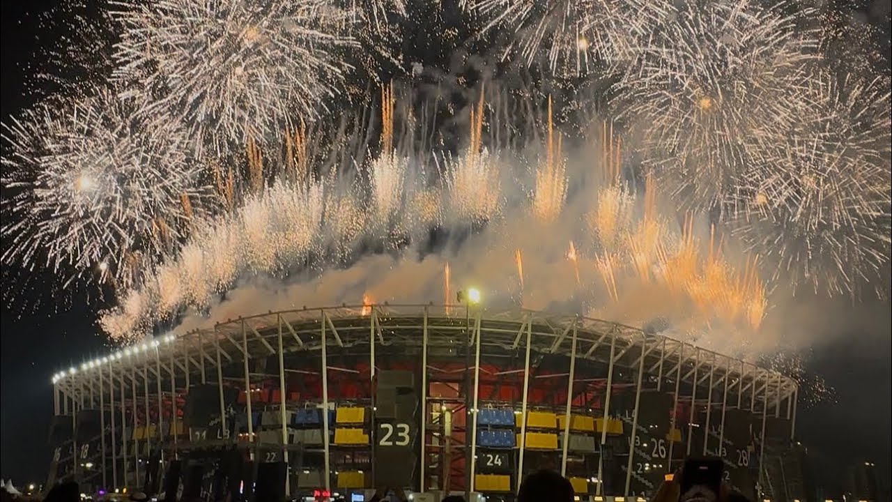 Fireworks events during QIFF Qatar international food festival 2026 #qiff2026 #fireworks #events