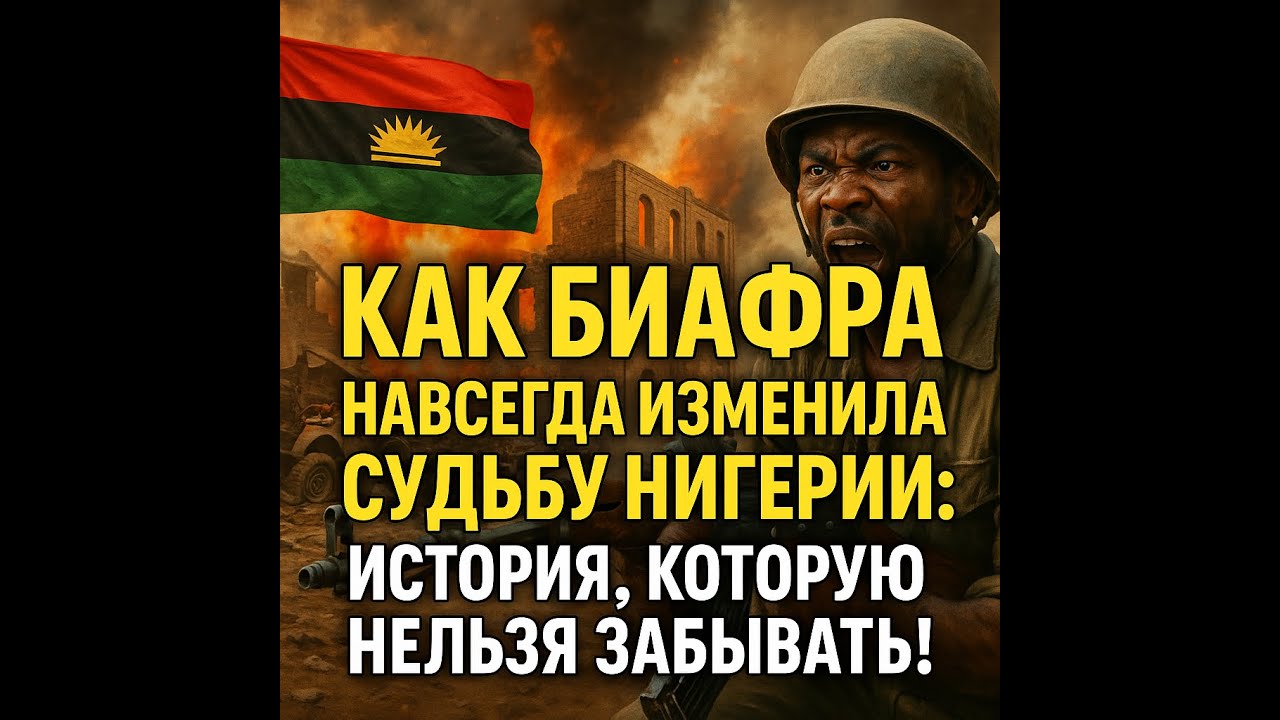Как Биафра навсегда изменила судьбу Нигерии: История, которую нельзя забывать!
