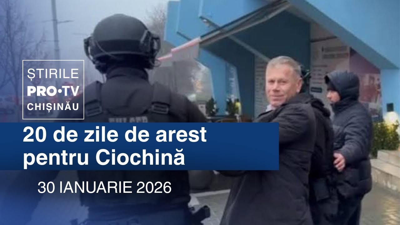 Stirile PROTV 30 IANUARIE (ORA 20:00)
