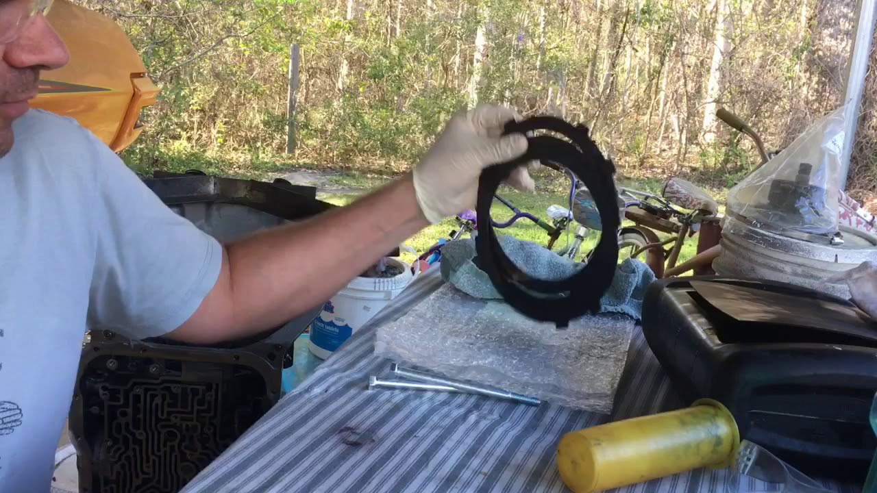 TH200-4R rebuild: Installing The Gear Train and Air Checking the Clutches