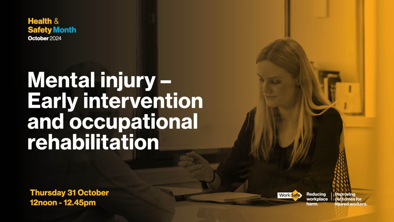 Mental injury – early intervention and occupational rehabilitation