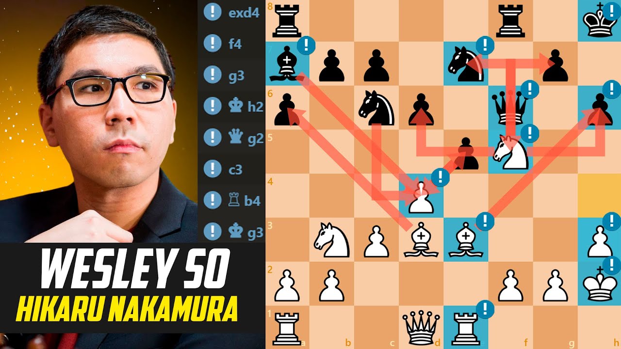Wesley So Makes a Mistake but Recovers Brilliantly Against Hikaru Nakamura!