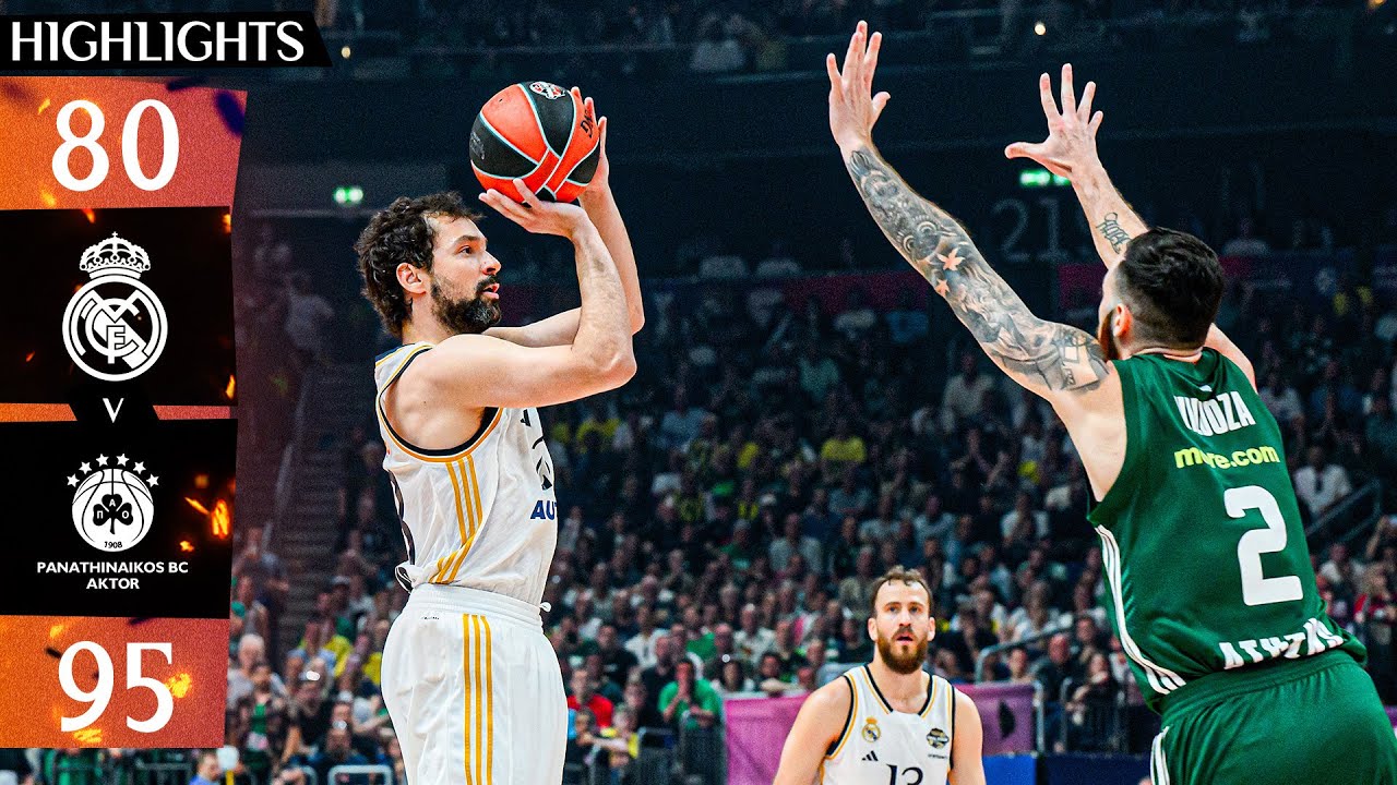 Real Madrid 80 - 95 Panathinaikos | Final Euroleague