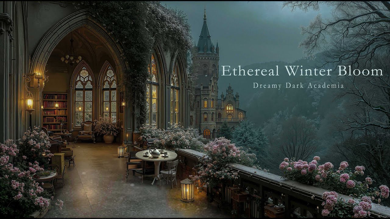Whispers of Winter Bloom | Dark Academia Piano Ambience for Study, Deep Focus and Quiet Reflection