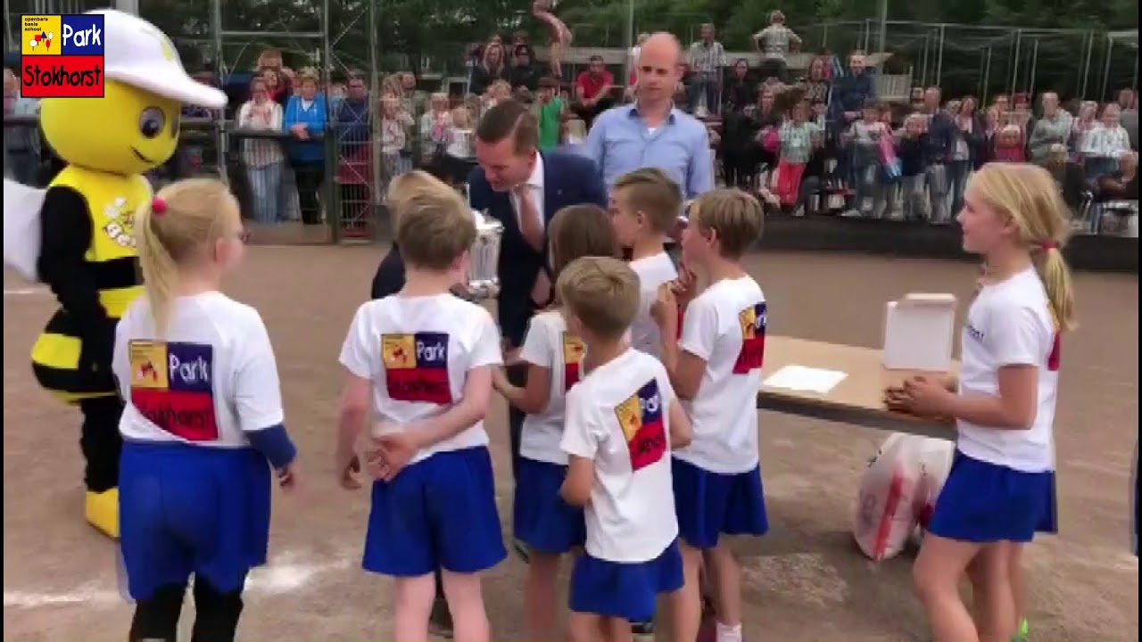 Groep 5b obs Park Stokhorst wint beeballtoernooi