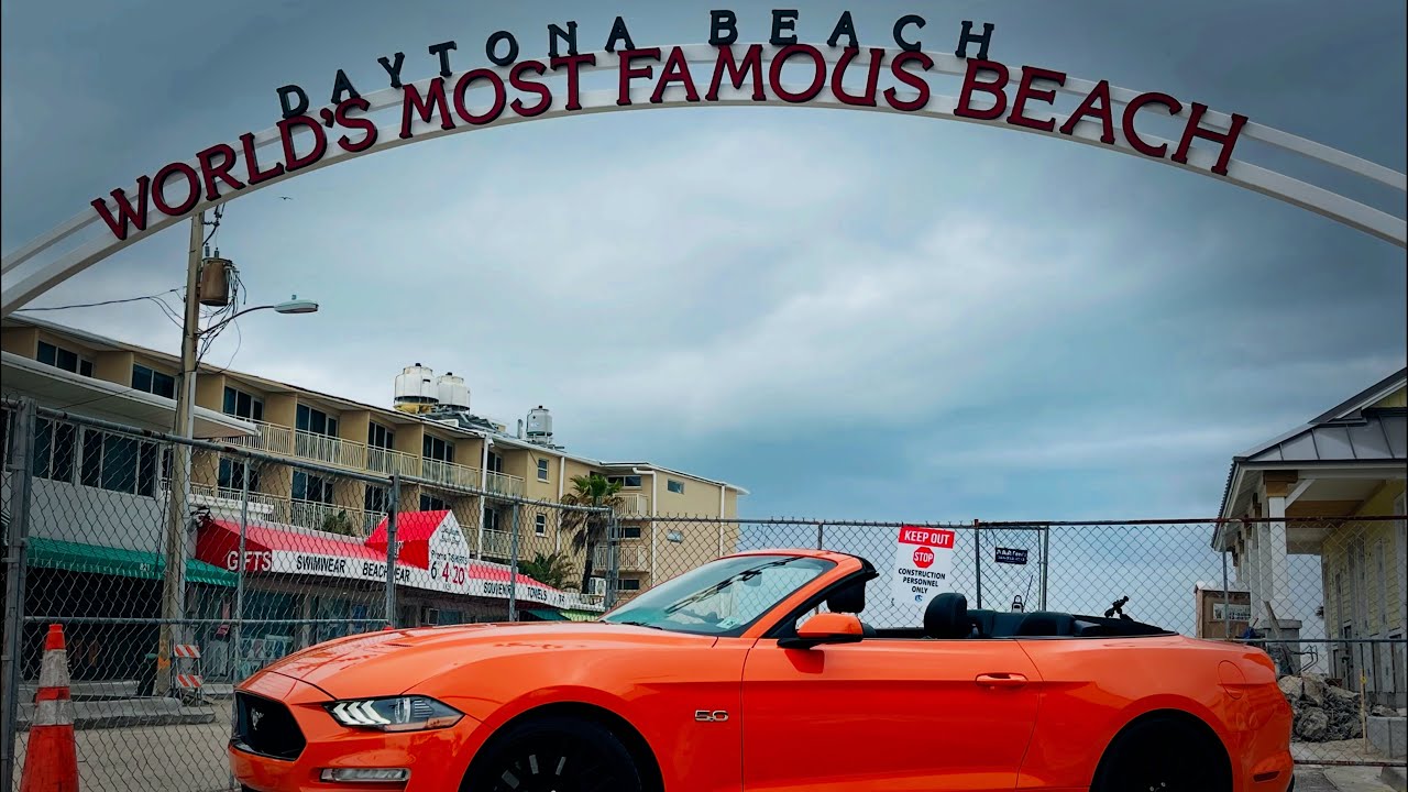 Driving Worlds Most Famous Daytona Beach Florida USA